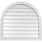 Ekena Millwork Round Top Surface Mount PVC Gable Vent w/ 2"W x 2"P Brickmould Sill Frame, 32"W x 30"H GVPRT32X3003SN - alternate 1